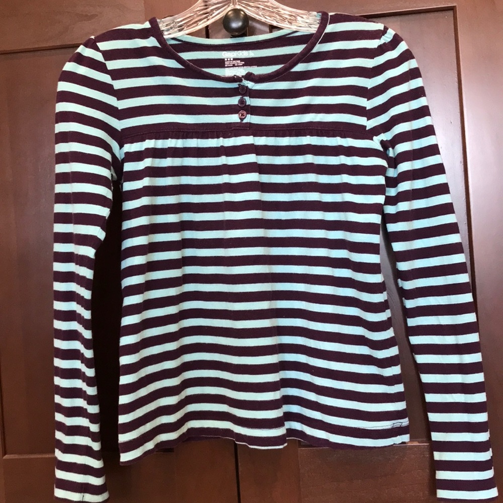 Girls Gap Turquoise and Purple Long Sleeve